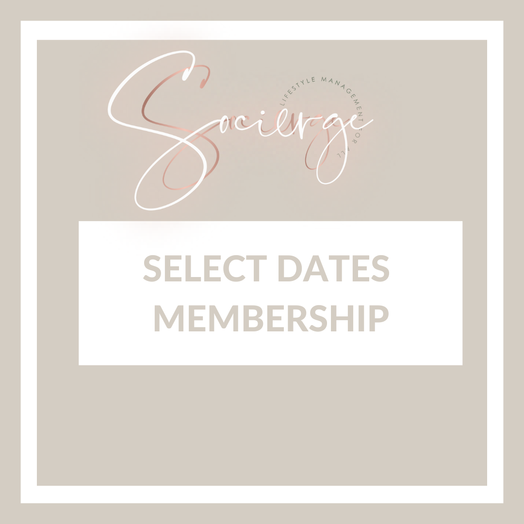 Annual Select 5 Dates Plan